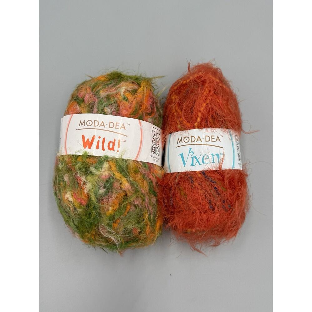 Moda Dea Vixen & Wild Orange You Glad And Spring 2 Total Skeins READ DETAILS